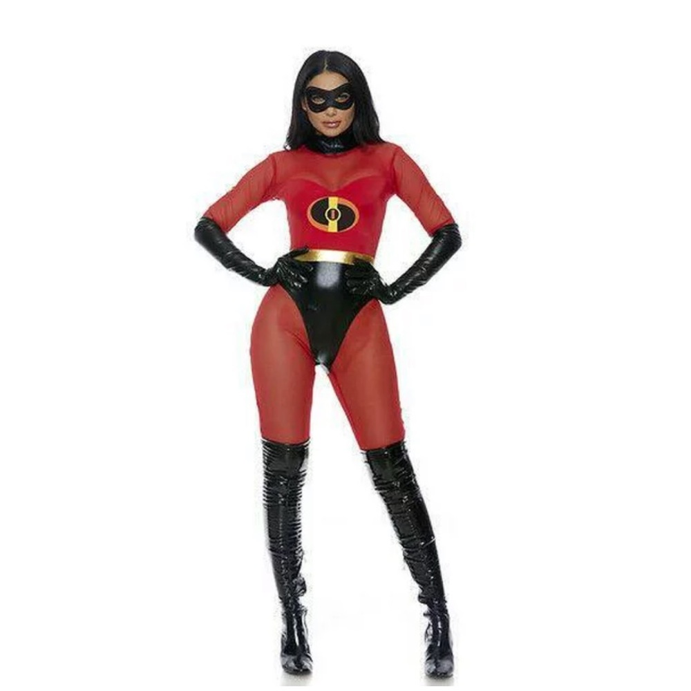 Fashion nova Mrs incredible costume. Missing gloves and mask. Size M/L worn once